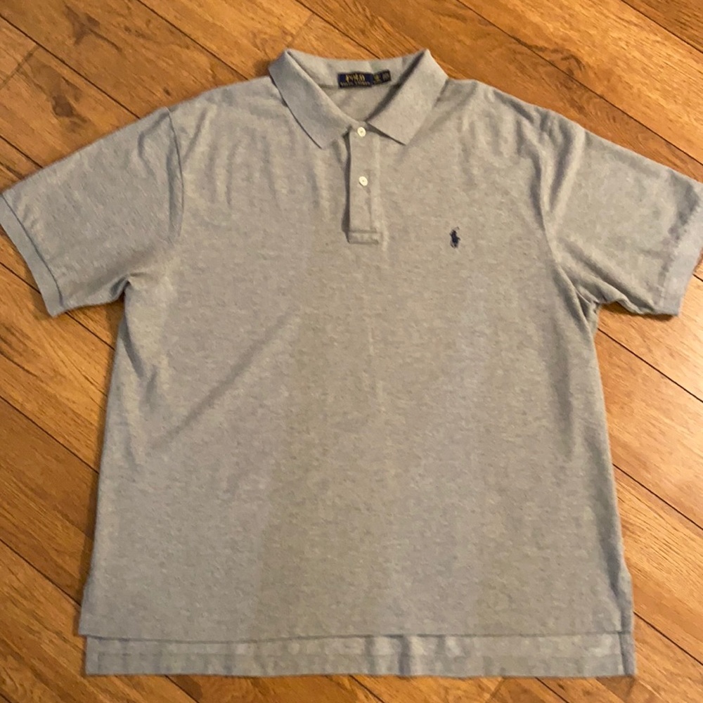 Polo Ralph Lauren Gray Polo Shirt 2XB